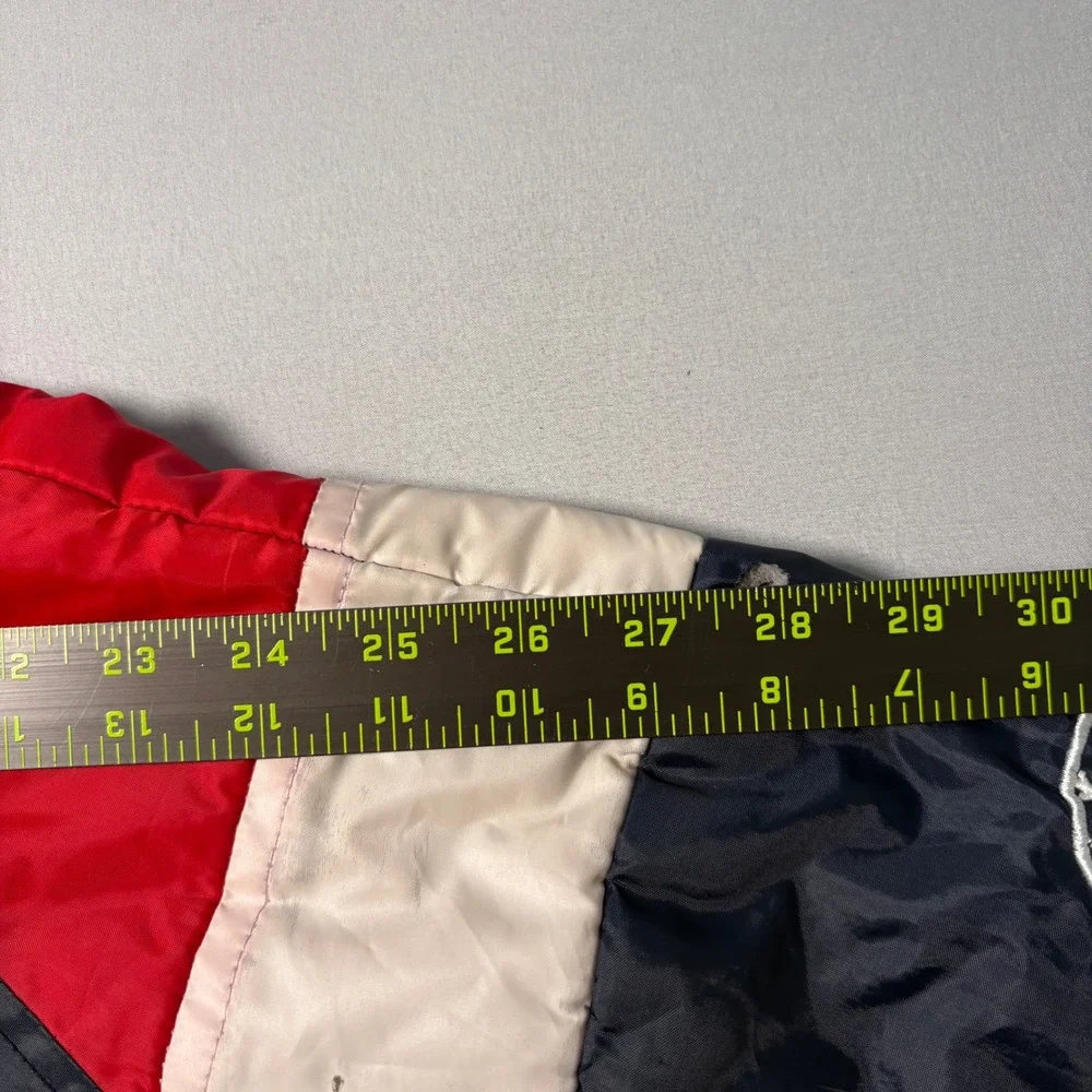Vintage Little Laura of California Cruz Azul Soccer Jacket Navy Red Hooded Parka